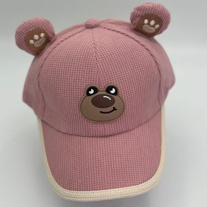 GORRITA KIDS OREJAS DE OSITO COLOR ROSA