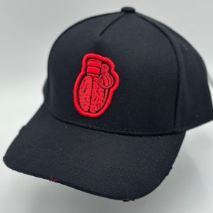 GORRA BLOW UP NEGRO CON ROJO