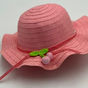 SOMBRERO PARA NIÑAS DE 5 A 9 AÑOS- ROSA