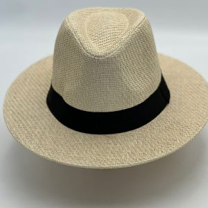 SOMBRERO ESTILO AGUADEÑO ALA PLANA BEIGE