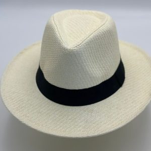 SOMBRERO ESTILO AGUADEÑO ALA PLANA BLANCO
