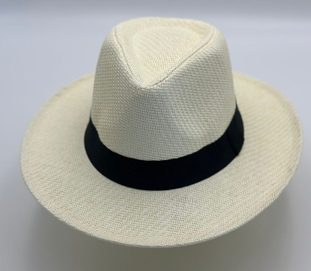 SOMBRERO ESTILO AGUADEÑO ALA PLANA BLANCO