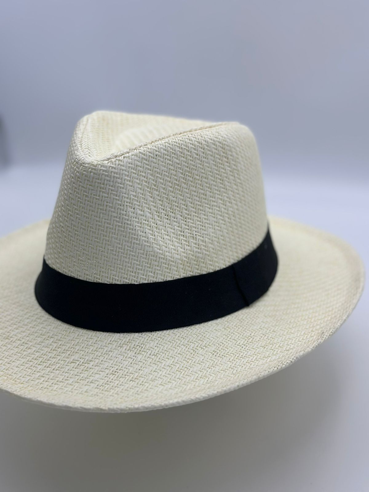 SOMBRERO ESTILO AGUADEÑO ALA PLANA BLANCO - Imagen 2