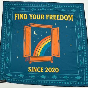 BANDANA FIND YOUR FREEDOM ARCOIRIS