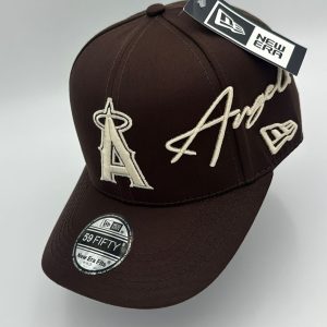 GORRA BEISBOLERA ANGELES FIRMA MOCCA