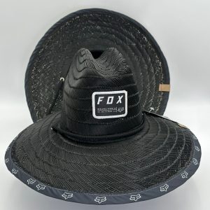 SOMBRERO FOX ALL BLACK - PAJA FINA