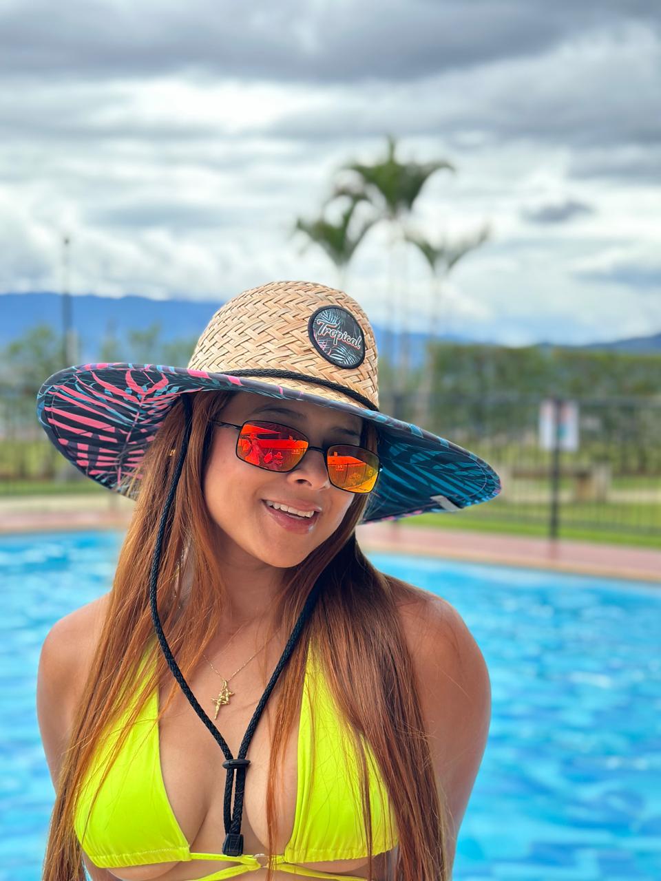 SOMBRERO TROPICAL FORRADO - Imagen 3