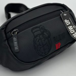 RIÑONERA BLOW UP NEGRA CON ROJO