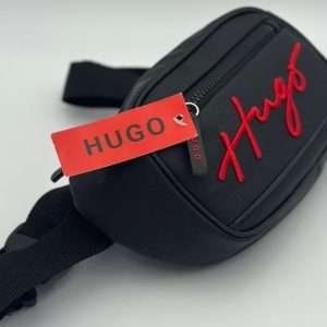 RIÑONERA HUGO BOSS FIRMA ROJA