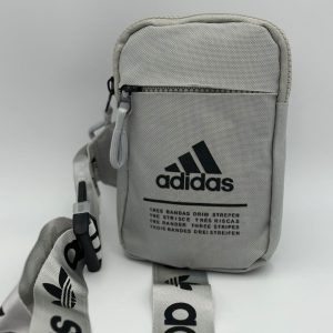 BOLSO MANOS LIBRES ADIDAS GRIS CLARO