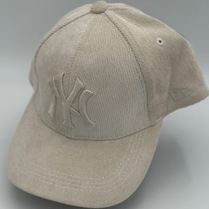 GORRA BEISBOLERA NY CORDUROY NUDE