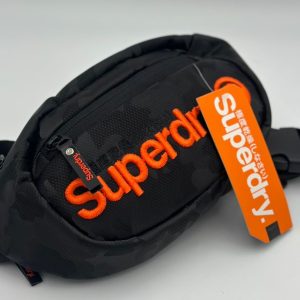 RIÑONERA SUPERDRY LETRAS NARANJA