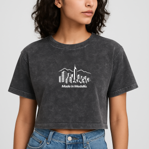 BLUSON ACID WASH GRIS Y NEGRO