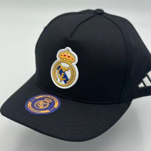 GORRA REAL MADRID NEGRA AJUSTABLE