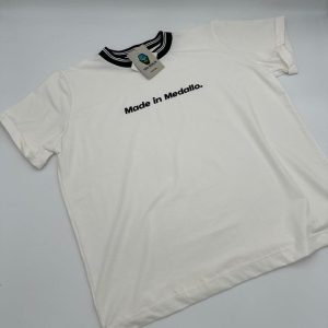 CAMISETA BLANCA CUELLO RIB