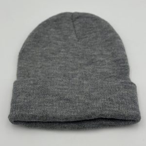 BEANIE GRIS UNICOLOR, CLÁSICO