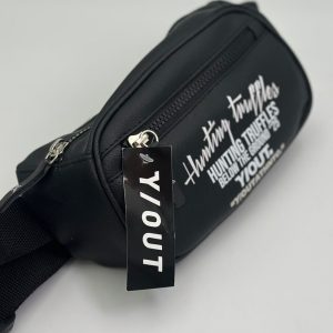 RIÑONERA Y/OUT NEGRA - BLANCO