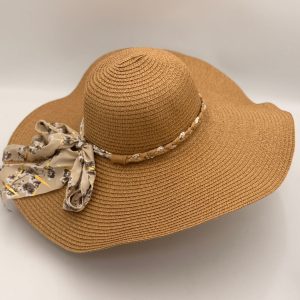 SOMBRERO ALA ANCHA CAFÉ MOÑO
