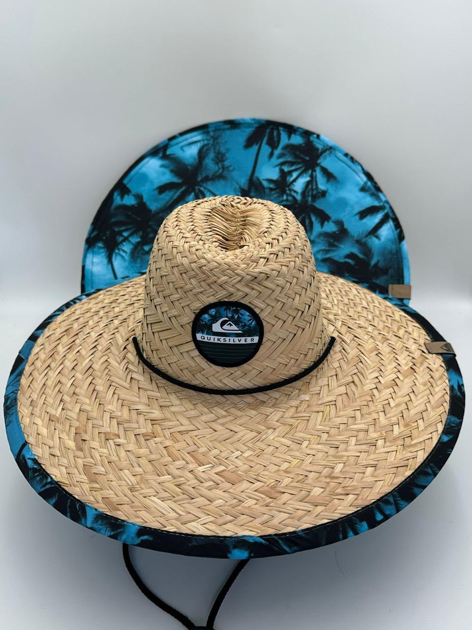 SOMBRERO PALMERAS AZUL - FORRADO