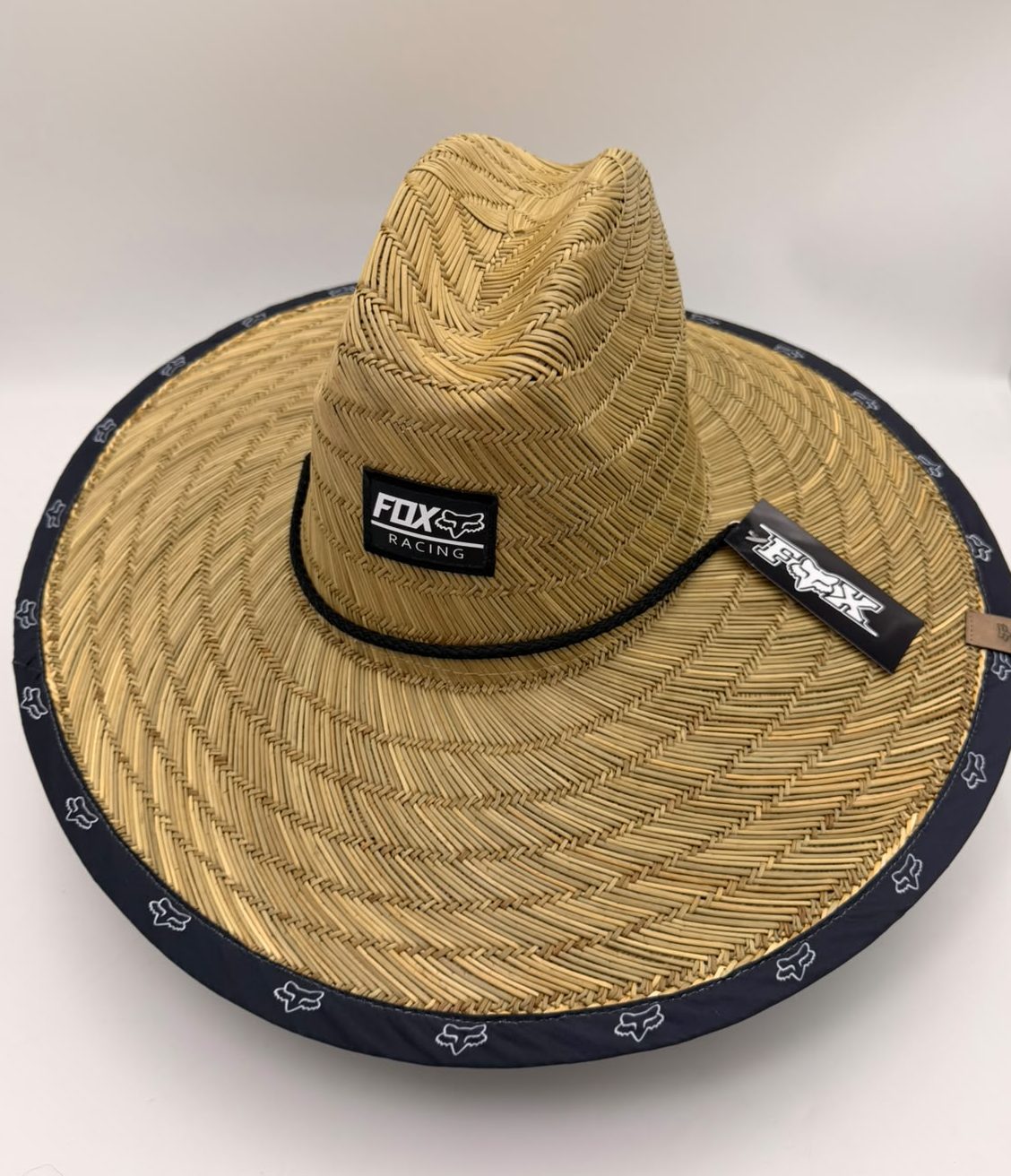 SOMBRERO PAJA FINA FOX FORRADO